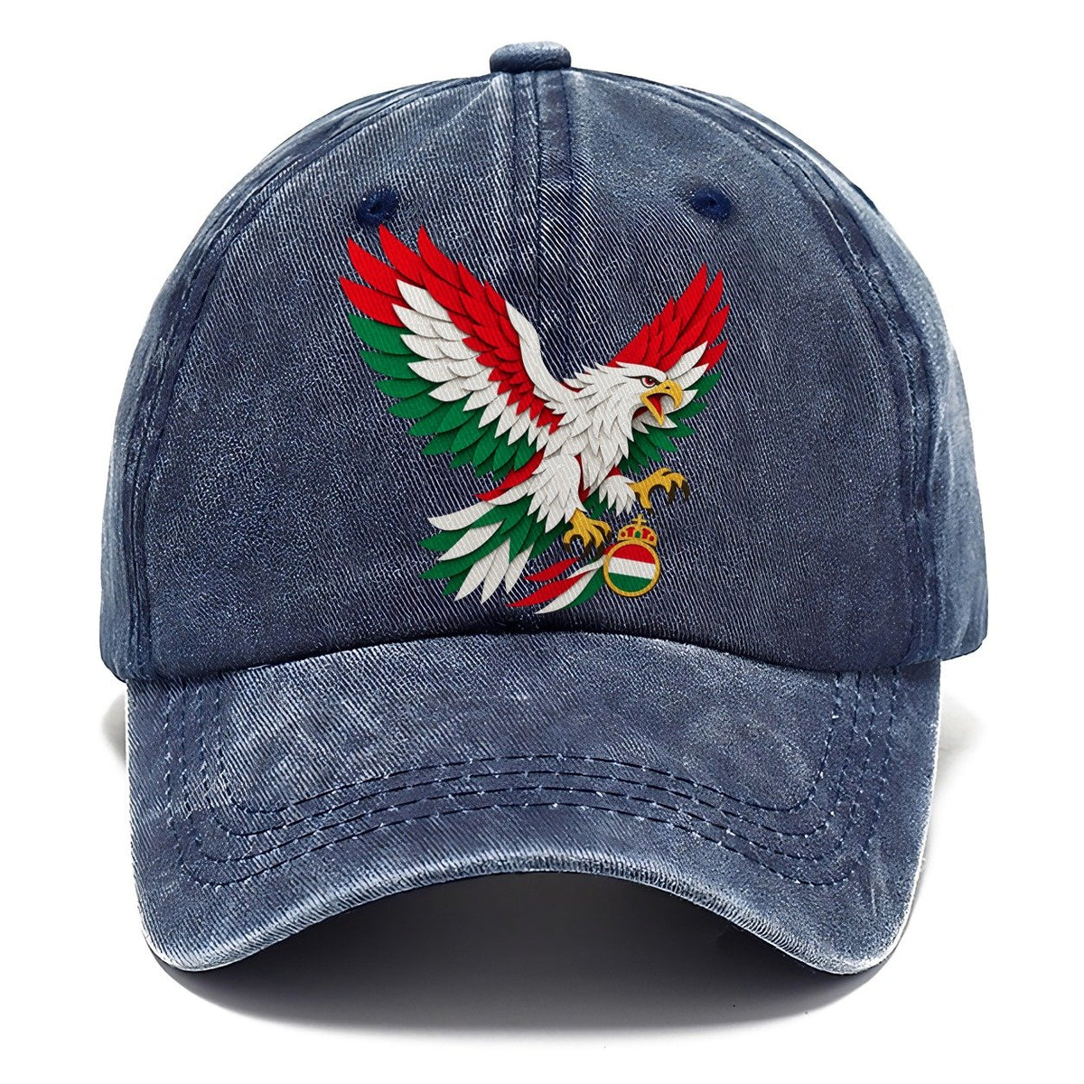 Cut-Paper Hungary Crest Classic Cap – Twilight Navy