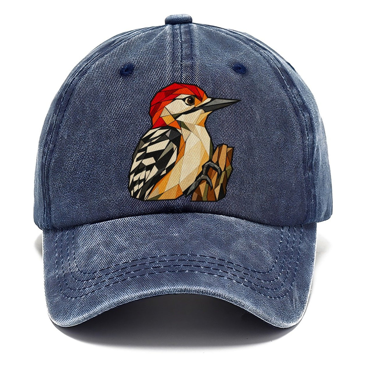 Red Bellied Woodpecker Wildwood Mosaic Classic Cap – Twilight Navy