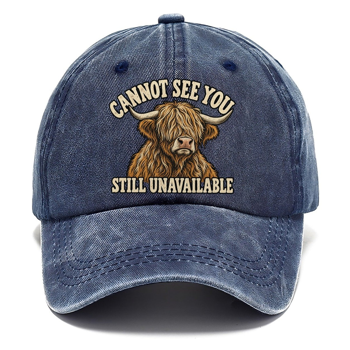 Highland Cow Unavailable Everyday Originals Classic Cap – Twilight Navy