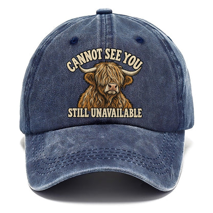 Highland Cow Unavailable Everyday Originals Classic Cap – Twilight Navy
