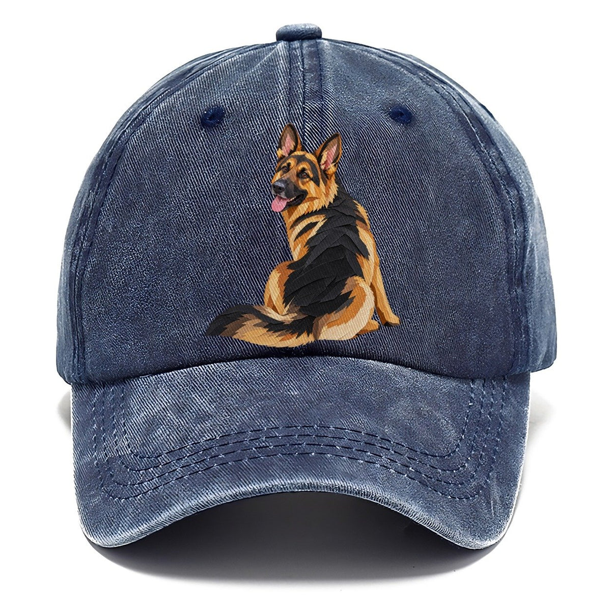 Papercut German Shepherd Classic Cap – Twilight Navy