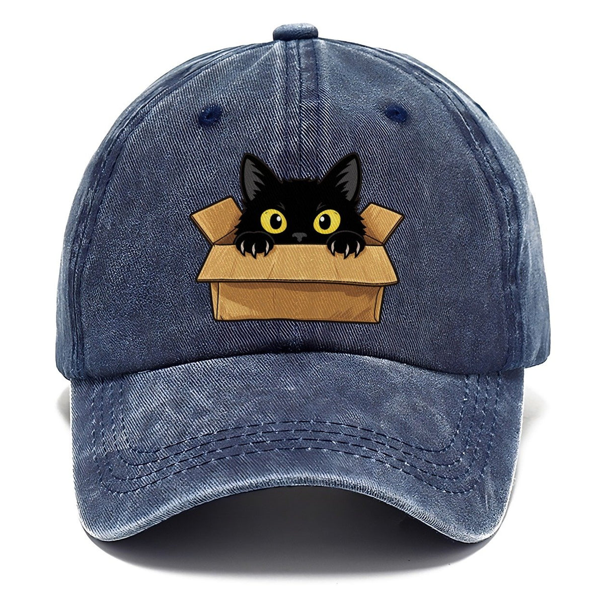 Black Cat Cardboard Box Fan Favorites Classic Cap – Twilight Navy