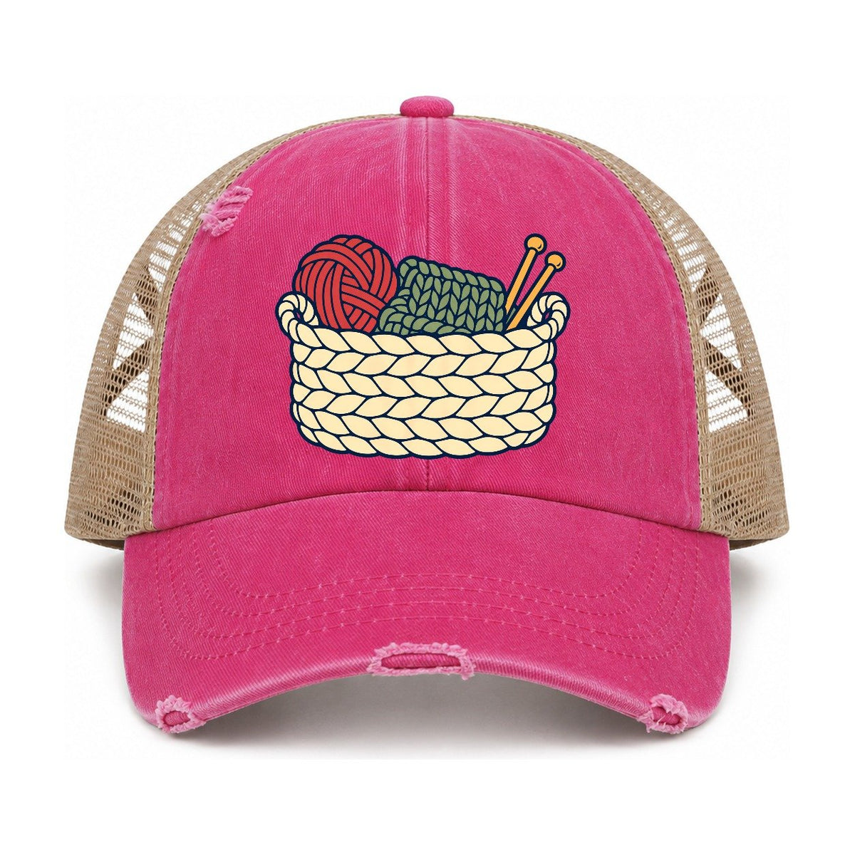 Raspberry-Khaki — front view
