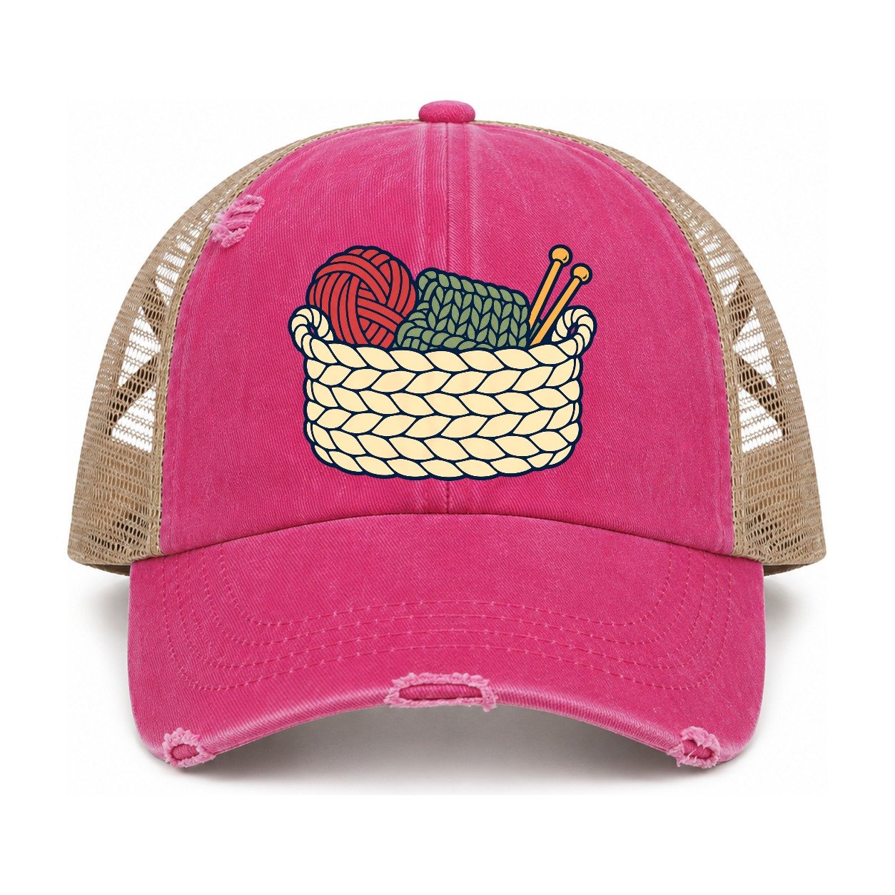 Raspberry-Khaki — front view