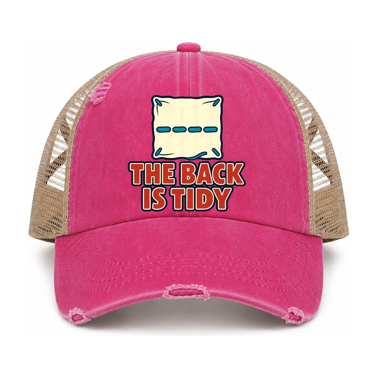 Raspberry-Khaki — front view