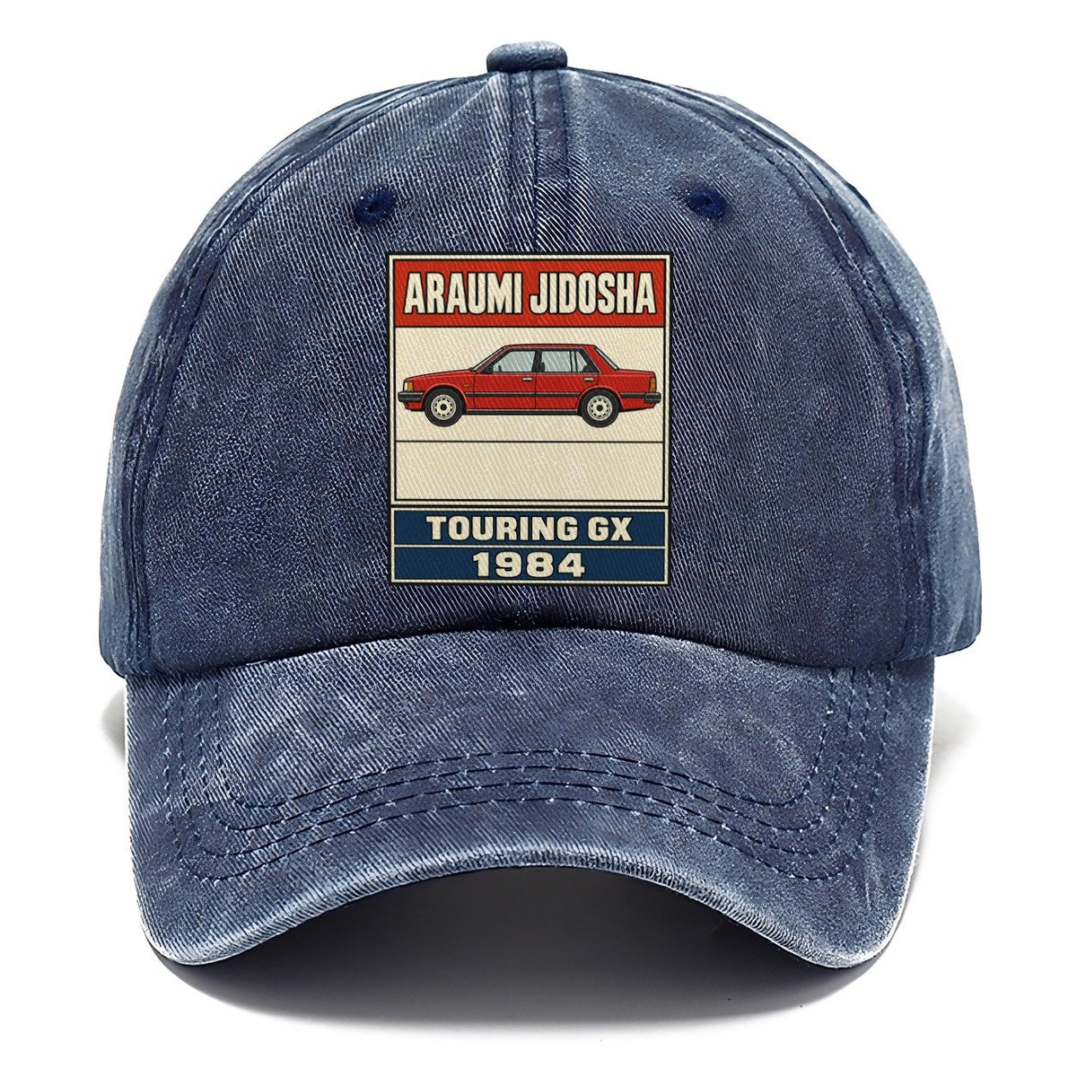 Araumi Touring Showa Speed Plates Classic Cap – Twilight Navy
