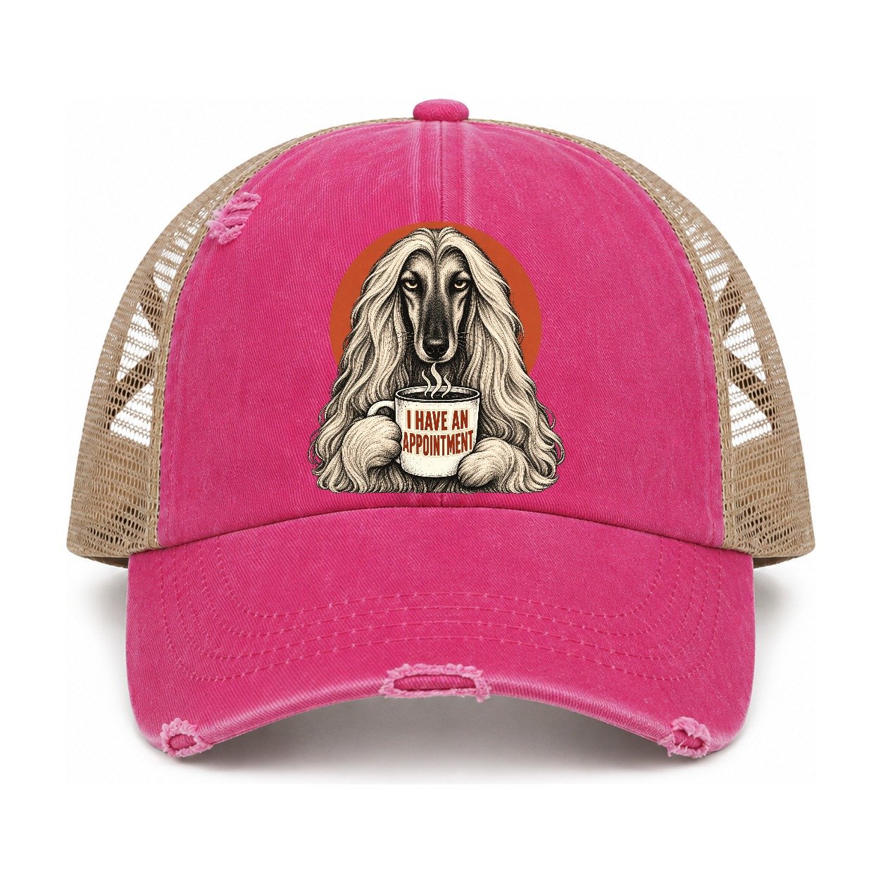 Raspberry-Khaki — front view