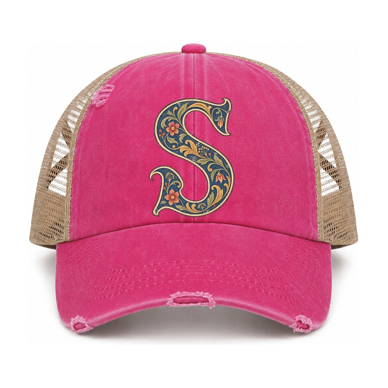 Raspberry-Khaki — front view