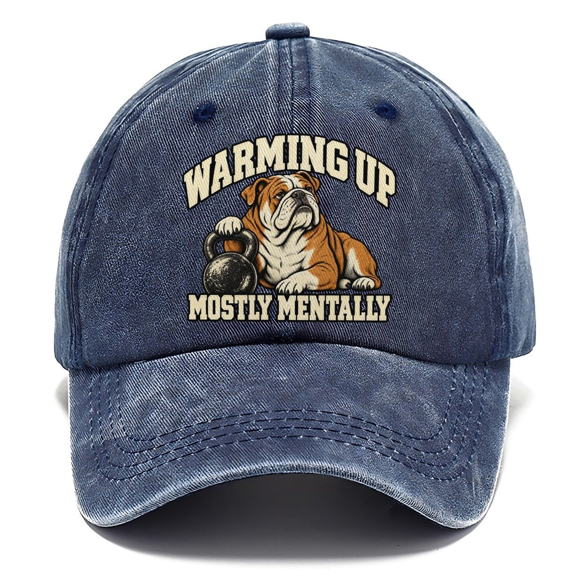 Bulldog Warmup Negotiations Character Club Classic Cap – Twilight Navy