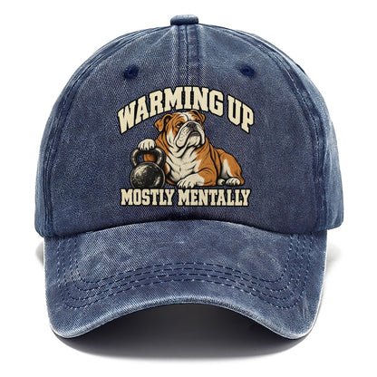 Bulldog Warmup Negotiations Character Club Classic Cap – Twilight Navy