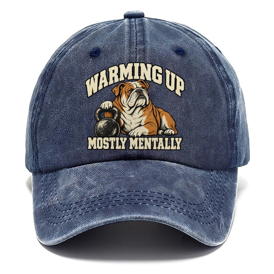 Bulldog Warmup Negotiations Character Club Classic Cap – Twilight Navy