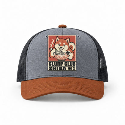 Heather Grey-Rust-Charcoal — front view