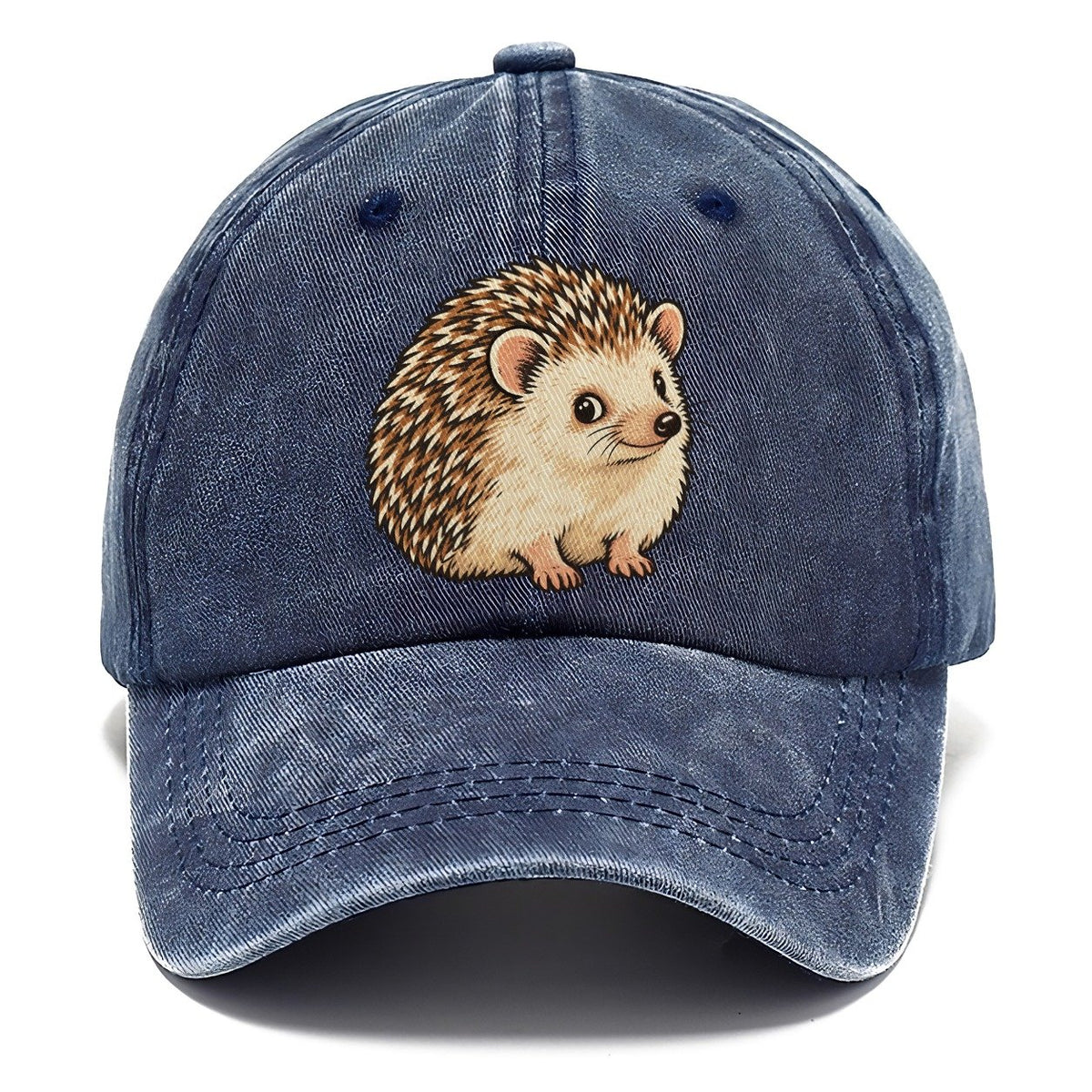 Hedgehog Side Glance Small Pet Logos Classic Cap – Twilight Navy