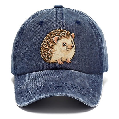 Hedgehog Side Glance Small Pet Logos Classic Cap – Twilight Navy