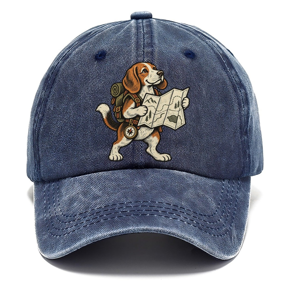 Beagle Trail Cartographer Sundown Familiars Classic Cap – Twilight Navy