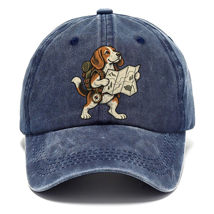Beagle Trail Cartographer Sundown Familiars Classic Cap – Twilight Navy