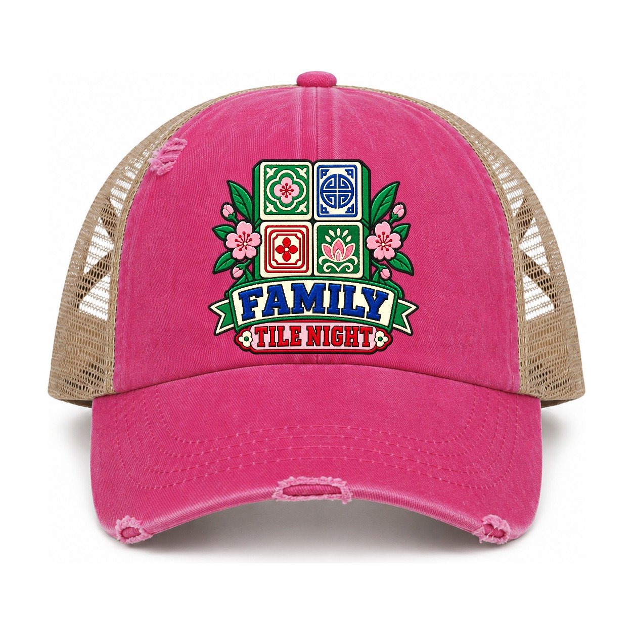 Raspberry-Khaki — front view