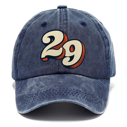 Pop Art Number 29 Classic Cap – Twilight Navy