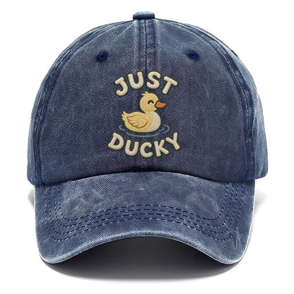 Duck Animal Puns Classic Cap – Twilight Navy