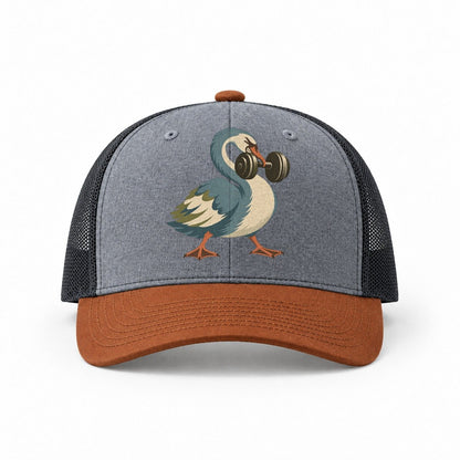 Heather Grey-Rust-Charcoal — front view