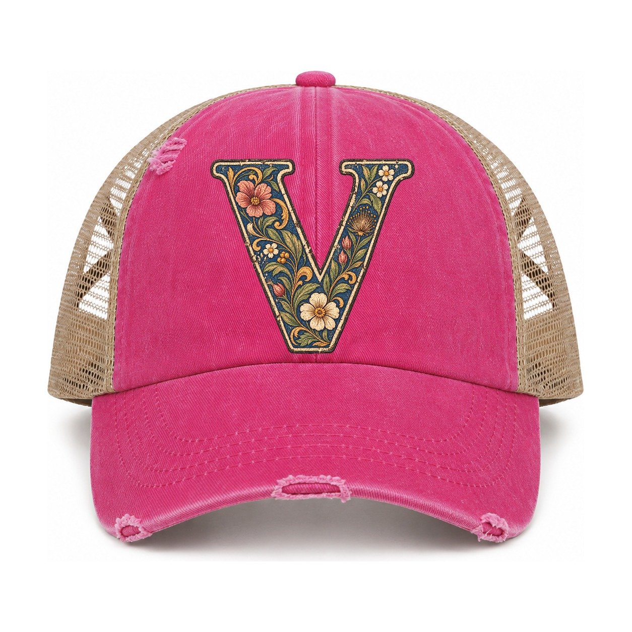Raspberry-Khaki — front view