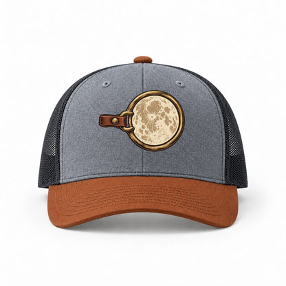 Heather Grey-Rust-Charcoal — front view