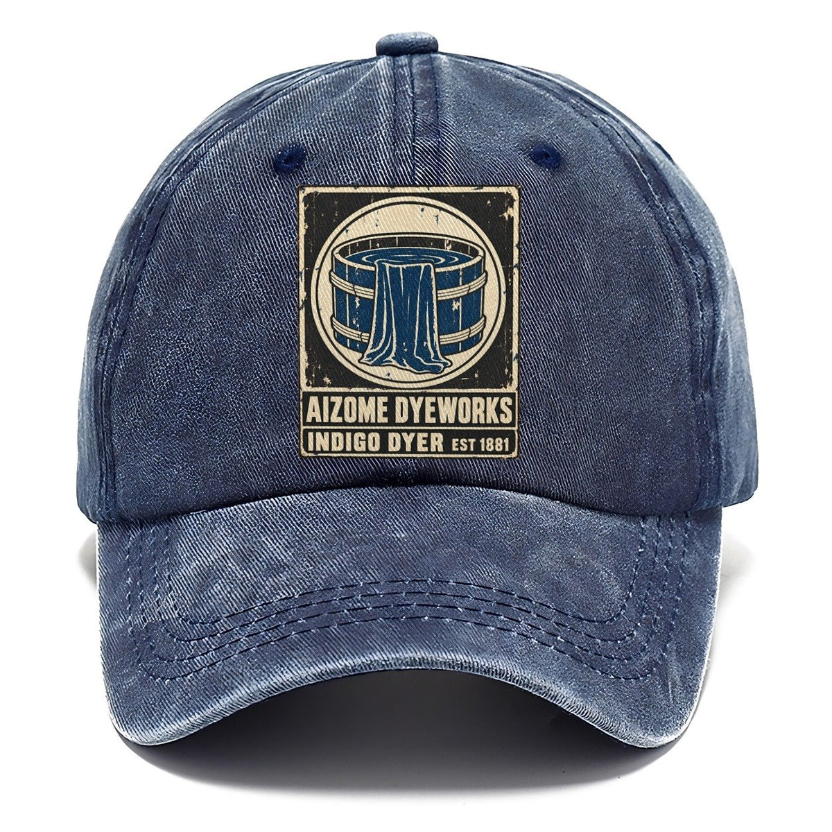 Aizome Dye House Noren Trade Co Classic Cap – Twilight Navy