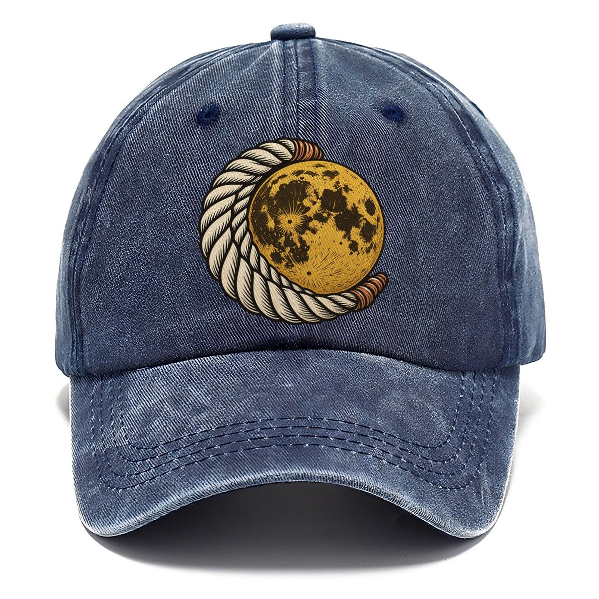 Lariat Moon Loop Sundown Familiars Classic Cap – Twilight Navy