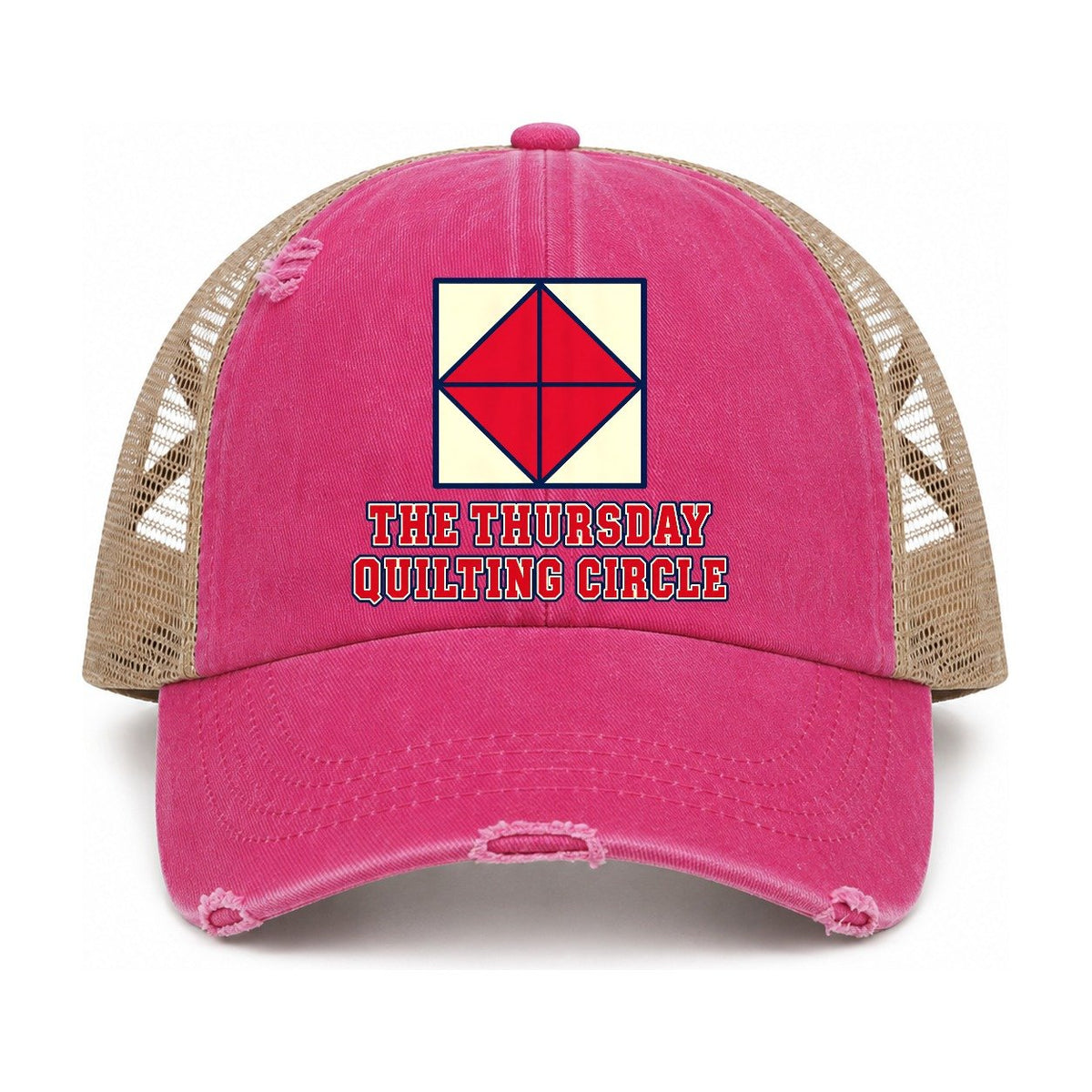 Raspberry-Khaki — front view