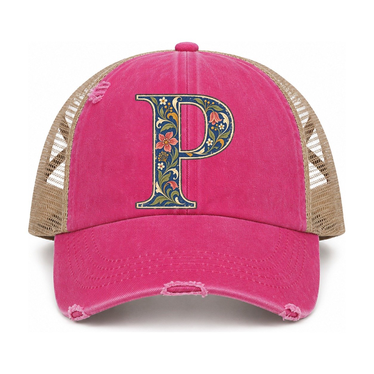 Raspberry-Khaki — front view