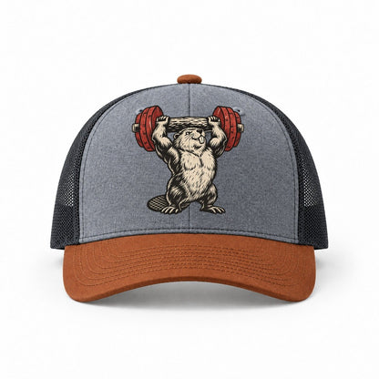 Heather Grey-Rust-Charcoal — front view