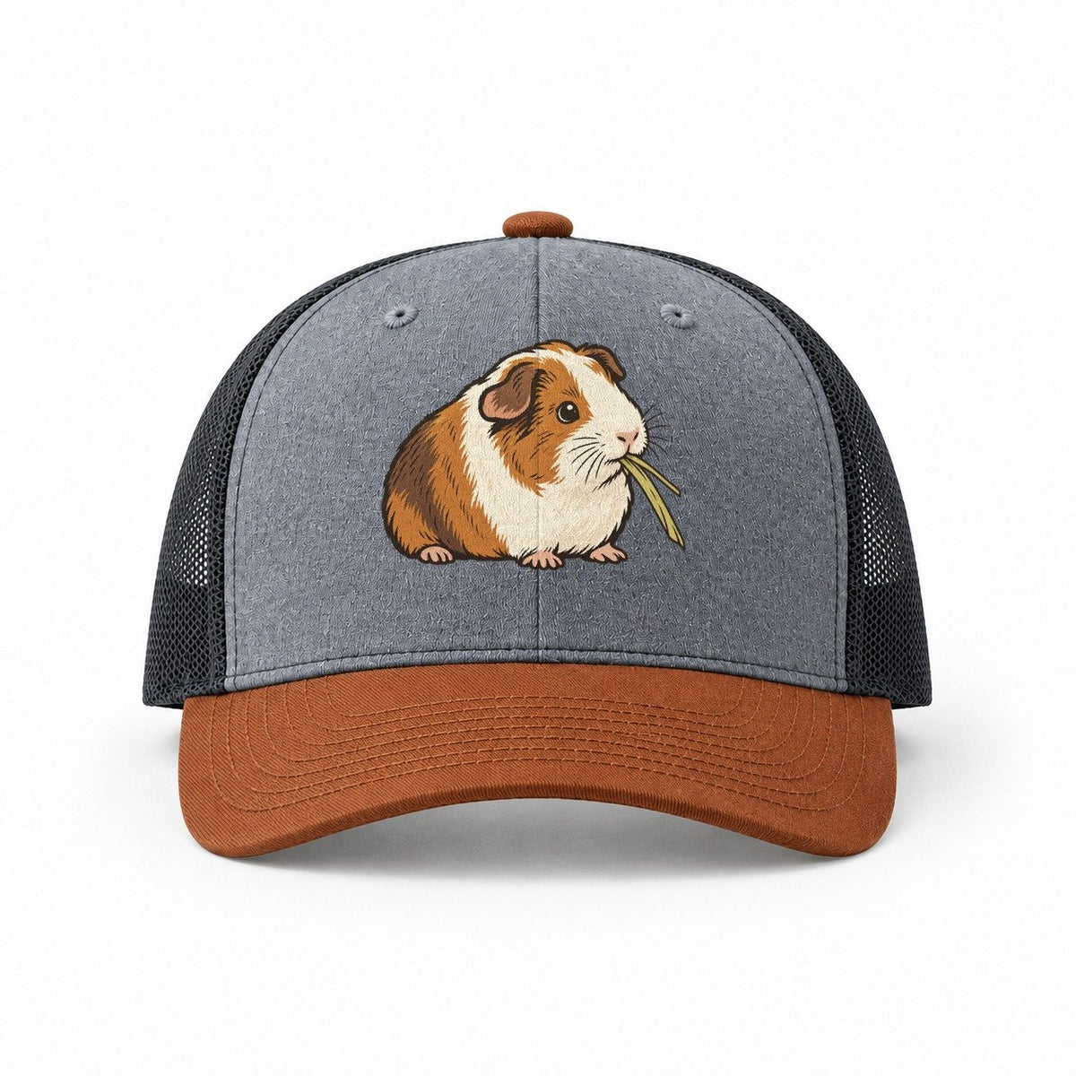 Heather Grey-Rust-Charcoal — front view