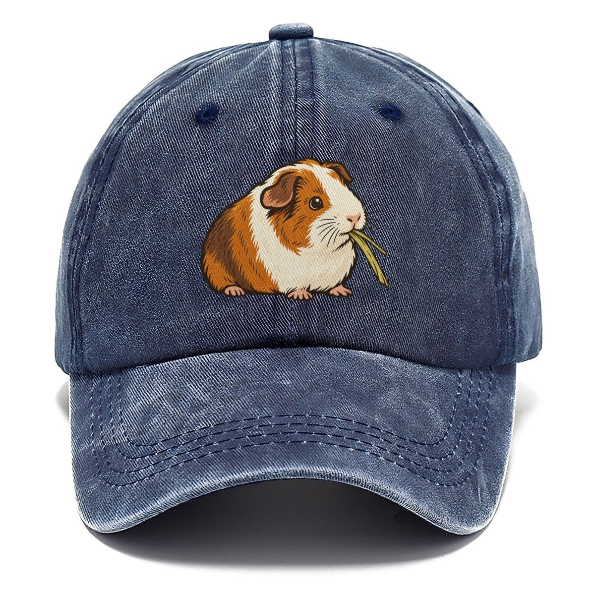Guinea Pig Hay Bite Small Pet Logos Classic Cap – Twilight Navy