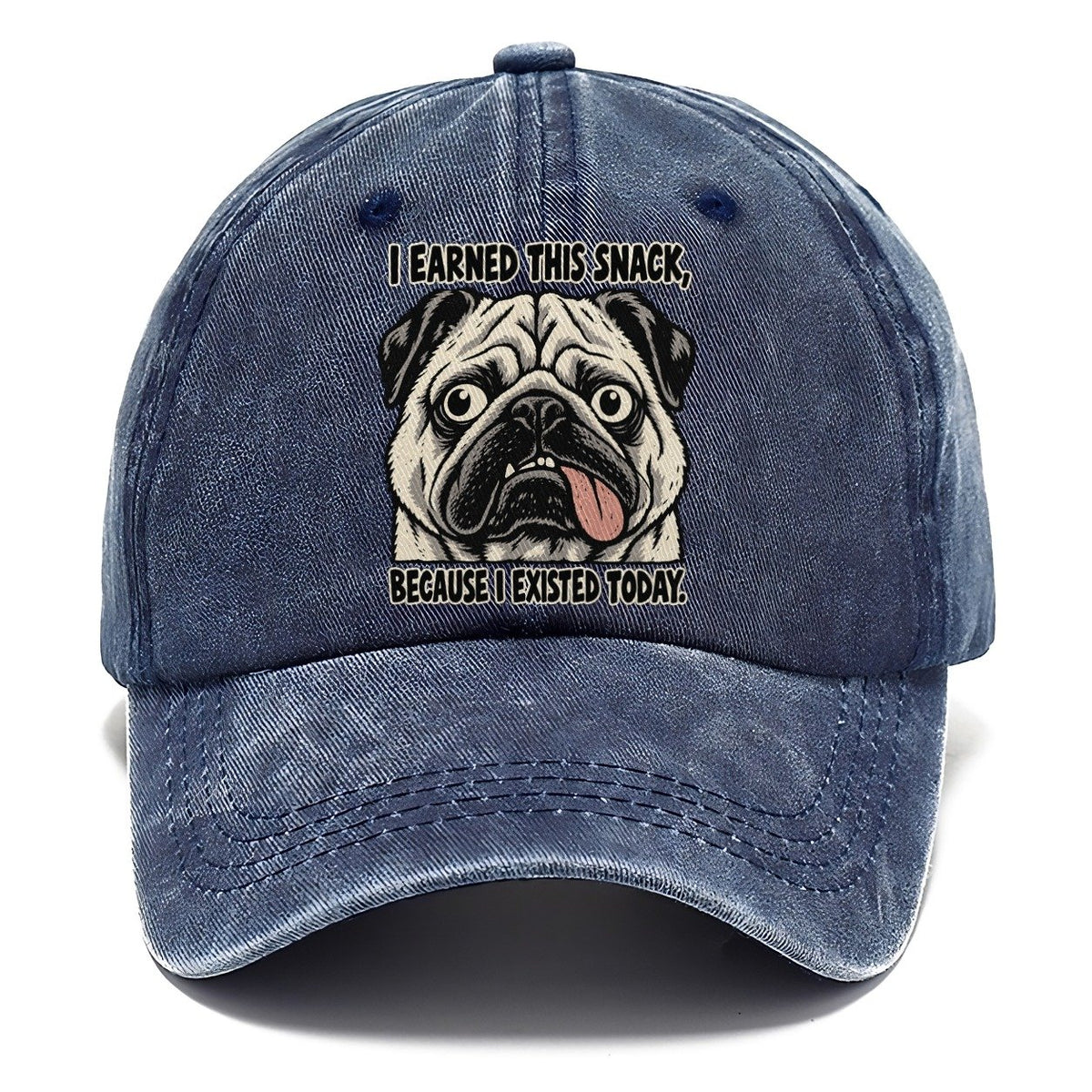 I Earned This Snack Feral Logic Classic Cap – Twilight Navy