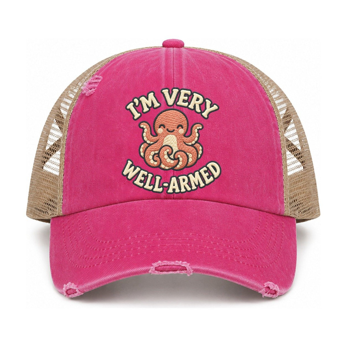 Raspberry-Khaki — front view