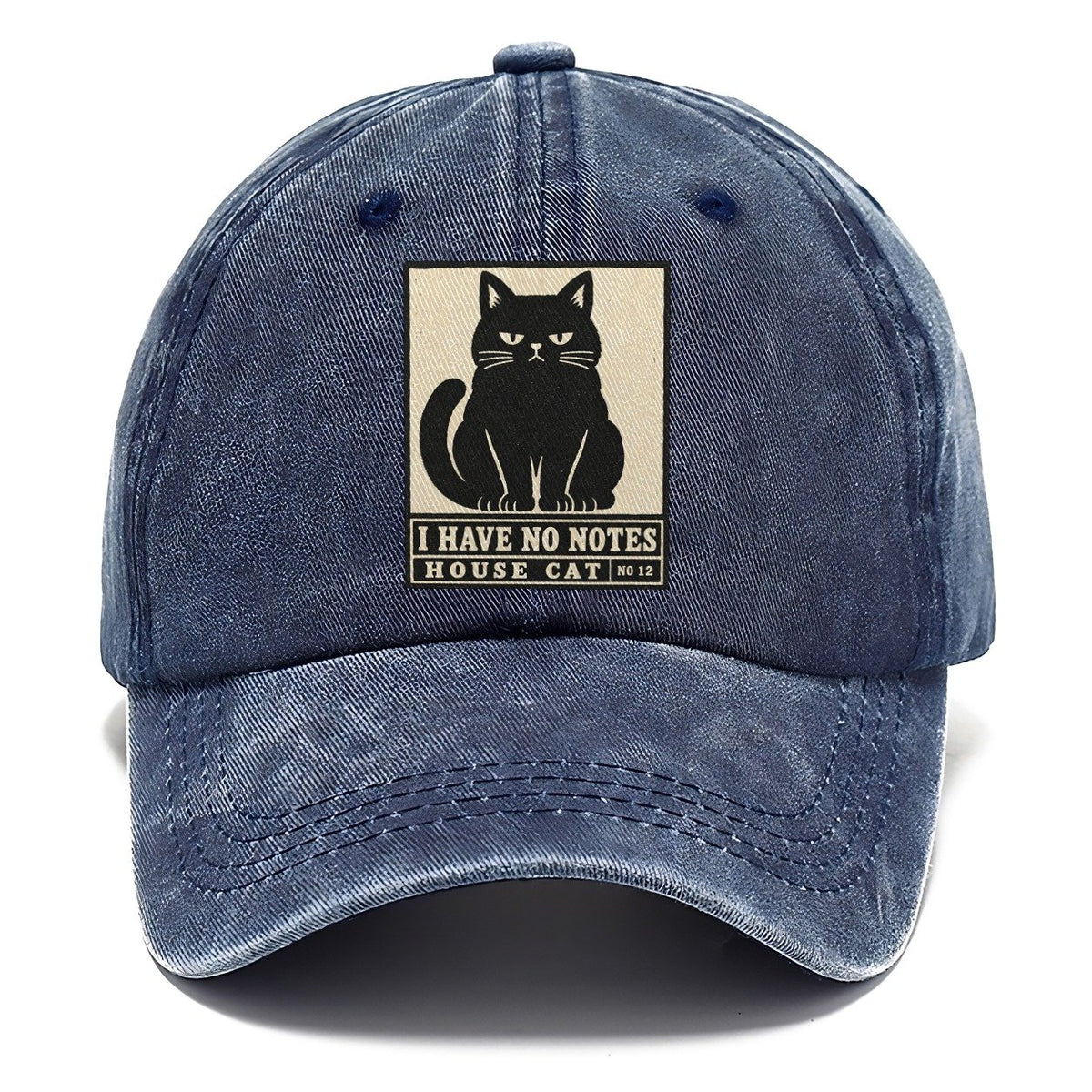 I Have No Notes Neko Says No Classic Cap – Twilight Navy