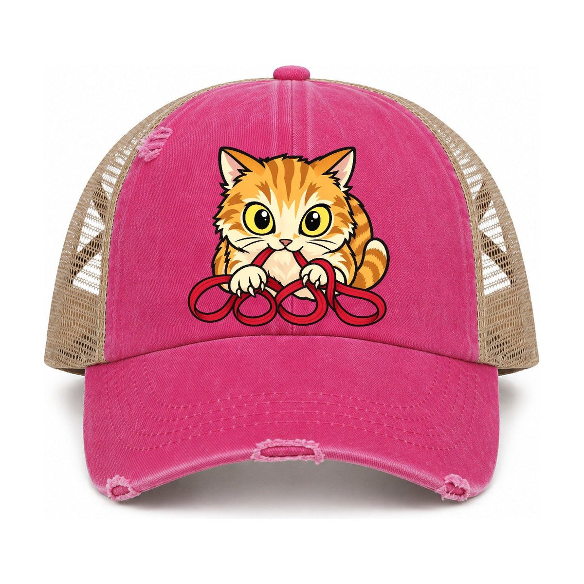 Raspberry-Khaki — front view