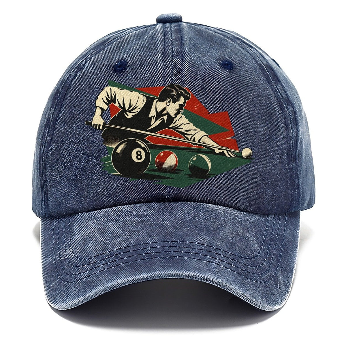 Pool Player with 8 Ball Classic Cap – Twilight Navy