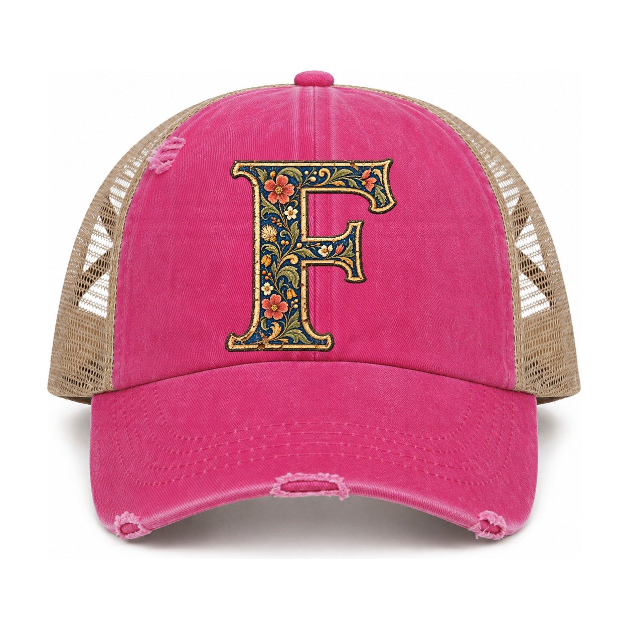 Raspberry-Khaki — front view