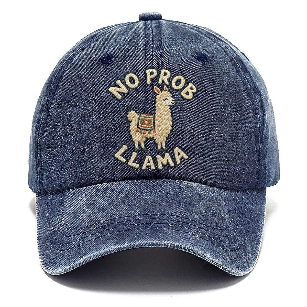 Llama Animal Puns Classic Cap – Twilight Navy