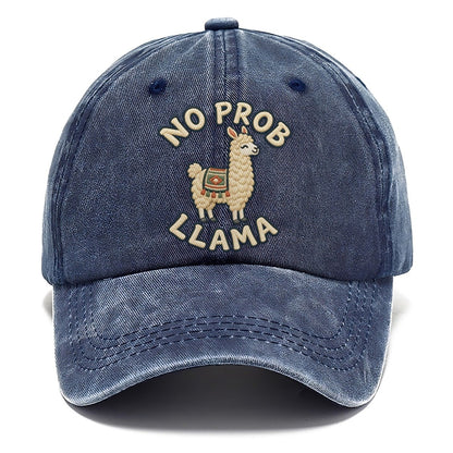 Llama Animal Puns Classic Cap – Twilight Navy