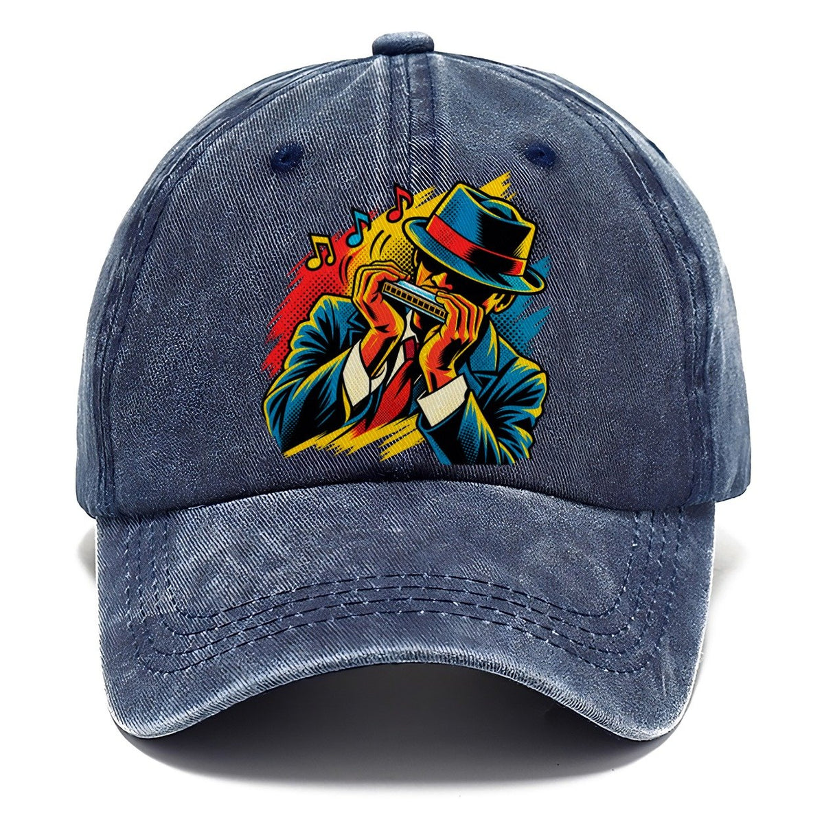 Pop Art Harmonica Classic Cap – Twilight Navy