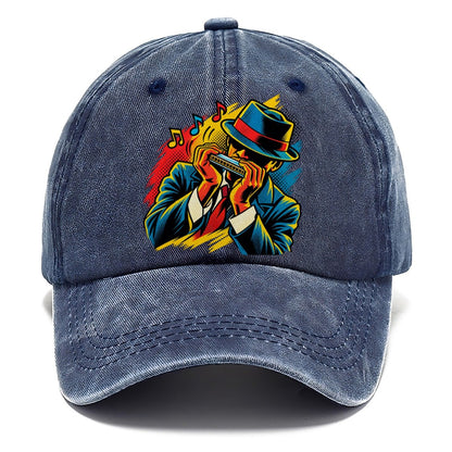 Pop Art Harmonica Classic Cap – Twilight Navy