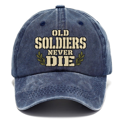 Old Soldiers Never Die Barracks Wit Classic Cap – Twilight Navy