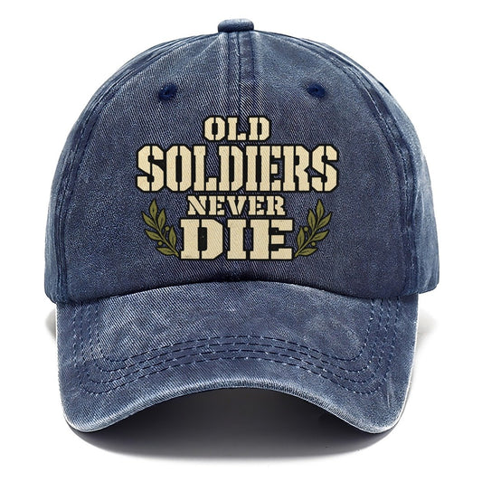 Old Soldiers Never Die Barracks Wit Classic Cap – Twilight Navy