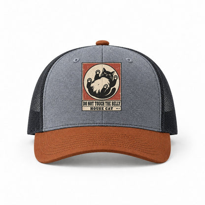 Heather Grey-Rust-Charcoal — front view