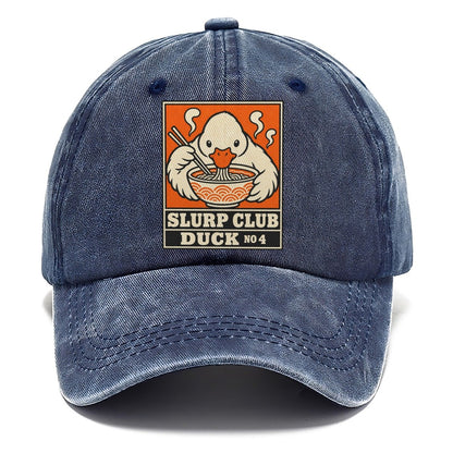 Duck Shio Slurp Club Classic Cap – Twilight Navy