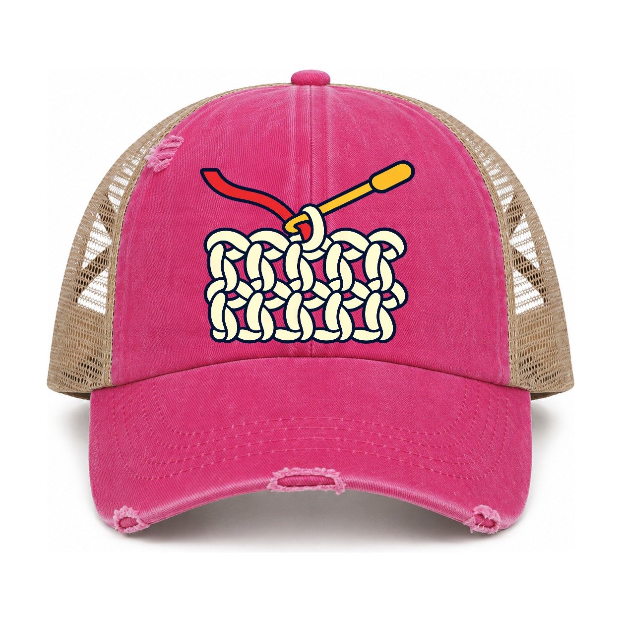 Raspberry-Khaki — front view