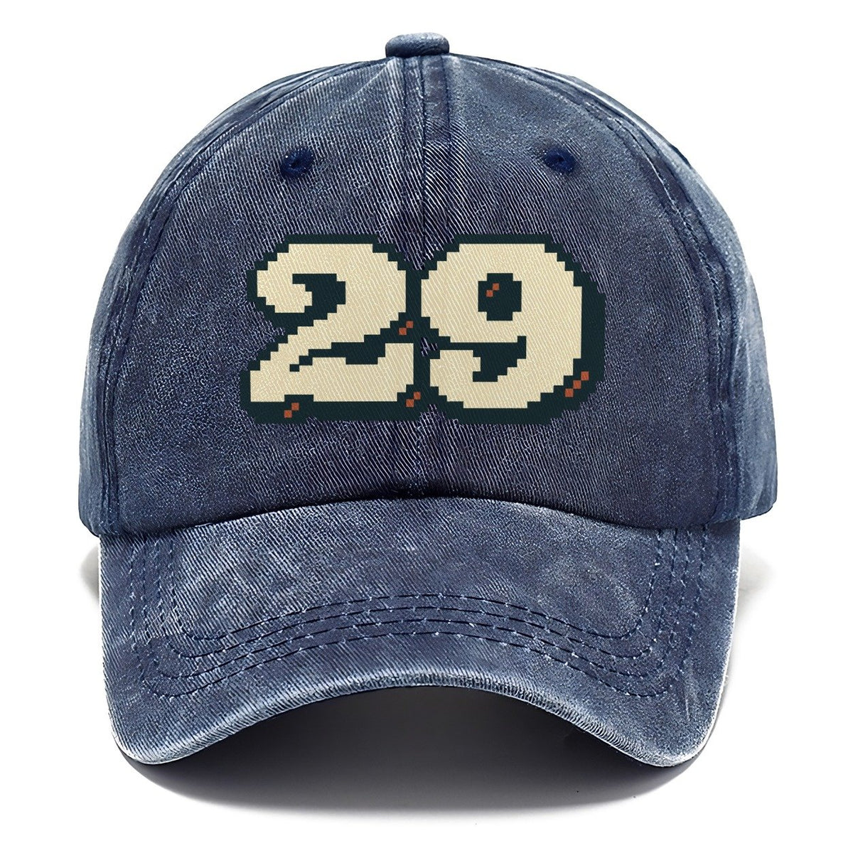 Pixel Art Number 29 Classic Cap – Twilight Navy