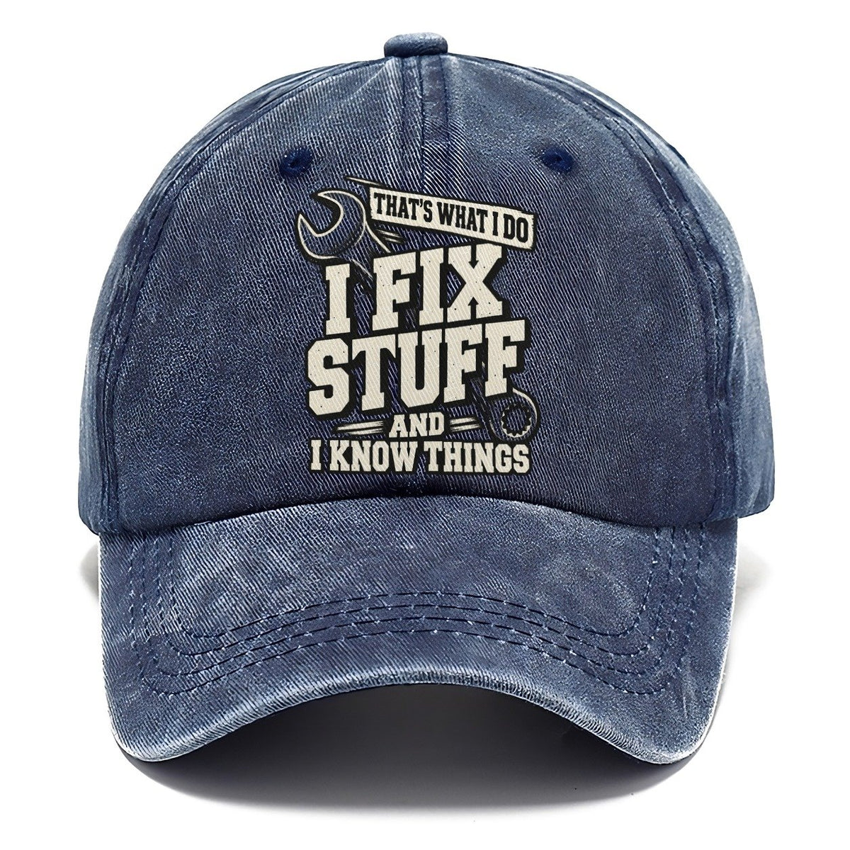 That's What I Do I Fix Stuff Classic Cap – Twilight Navy